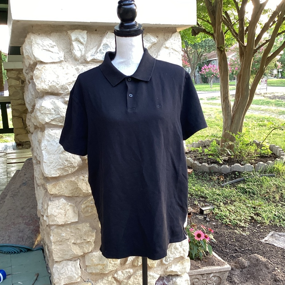 Calvin Klein Classic Black Polo Shirt